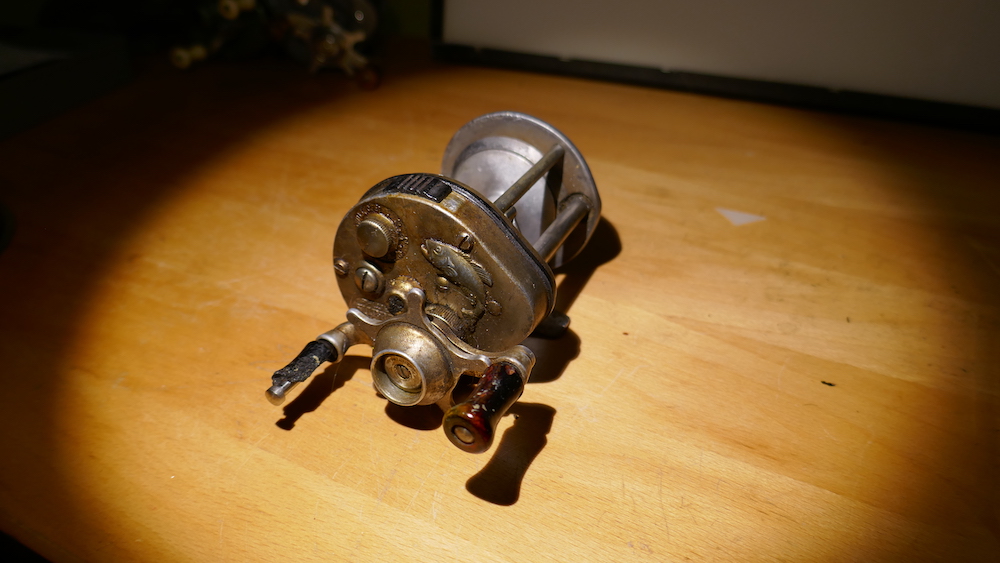 Pflueger SUPREME No.#1576 Freespool Star Drag with Anti-Reverse Circa-1964  — VINTAGE FISHING REELS